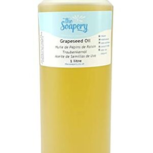 Grapeseed oil 1 Litre  Cosmetic Grade  Also a Carrier Oil for Massage and Aromatherapy