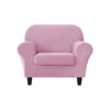 SYLC 2 Pieces Armchair Sofa Cover, Sofa Slipcover 1 Seater with 1 Separate Seat Cushion Cover, Furniture Protector Collection Split Set Stretch V
