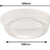 Replacement Wild Bird Water Dish Feeder Plastic Tray for Feeding Stations (Water Dish)
