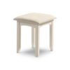 Julian Bowen Cameo Stool, Stone White