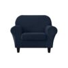 SYLC 2 Pieces Armchair Sofa Cover, Sofa Slipcover 1 Seater with 1 Separate Seat Cushion Cover, Furniture Protector Collection Split Set Stretch V