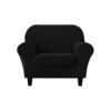 SYLC 2 Pieces Armchair Sofa Cover, Sofa Slipcover 1 Seater with 1 Separate Seat Cushion Cover, Furniture Protector Collection Split Set Stretch V