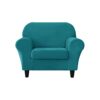 SYLC 2 Pieces Armchair Sofa Cover, Sofa Slipcover 1 Seater with 1 Separate Seat Cushion Cover, Furniture Protector Collection Split Set Stretch V
