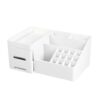 JIUJ Beauty Multifunction Makeup Jewelry Organiser Cosmetic Accessories Make Up Storage Boxes White