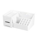 JIUJ Beauty Multifunction Makeup Jewelry Organiser Cosmetic Accessories Make Up Storage Boxes White
