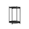 NXYJD Sofa Side Table Living Room Iron Corner Table Bedside Small Round Table Color  Blue