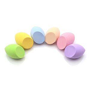 DOLOVEMK Mini Makeup Sponge Blender 6 Pcs  LatexFree Beauty Sponge Blender SetApplicator Sponges for Eye Makeup Smooth Foundation Sponge Powder 6