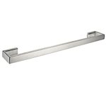 Hallyware Single Towel Bar SUS 304 Stainless Steel 60 cm/24 inches Towel Rails Rack for Kitchen and Bathroom Wall Mounted,Brushed Silver