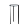 Plant Display Stand Compact Round Side Table 60cm Tall Telephone Table White Marble Console Table for Hallway Balcony Living RoomSize30  30  60cm