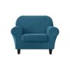 SYLC 2 Pieces Armchair Sofa Cover, Sofa Slipcover 1 Seater with 1 Separate Seat Cushion Cover, Furniture Protector Collection Split Set Stretch V