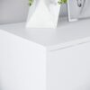 Vida Designs White Chest of Drawers, 5 Drawer With Metal Handles and Runners, Unique Anti-Bowing Drawer Support, Riano Bedroom Furniture
