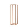 Side Table Compact Accent Table Simple Solid Wood Flowerpot Holder Tall Rectangular Display Stand for Living Room Corner Vase DisplaySize100CMCol