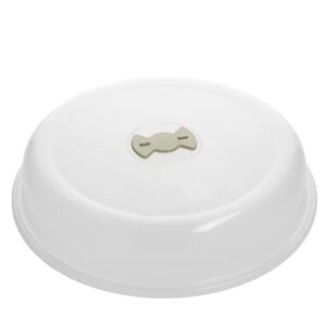 KitchenCraft Microwave Cover For Food with Air Vent, BPA Free Plastic, External Diameter 28cm (11 inch), To Fit 26 cm (10 inch) Plates