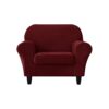 SYLC 2 Pieces Armchair Sofa Cover, Sofa Slipcover 1 Seater with 1 Separate Seat Cushion Cover, Furniture Protector Collection Split Set Stretch V