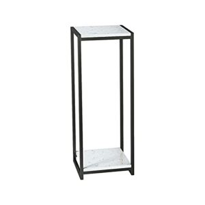LiuzheZ End Table Square Side Table Corner Accent Table For Living Room Sturdy Marble Tables Sofa Side Telephone Desks For Storage And DisplaySiz