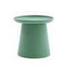 GFHLP Tea Table Round Coffee Table Modern Small Apartment Bay Window Balcony Table Combination Living Room Side Table Color  White Size  46  50cm