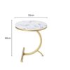 WDBBY Home Side Table Furniture Round Coffee Table Living Room Small Bedside Table Design Coffee Table Sofa Side Table Color  A Size  55  60cm