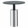 WALNUTA Style Living Room Side Tables Gold Teatable Sofa Endtable White and Black Side Coffee Table Color  Black