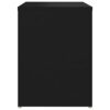 Suiwen Bed Cabinet Bedside Table Living Room Cabinets High Gloss Bedside Cabinets Black 40x30x40 cm Engineered Wood