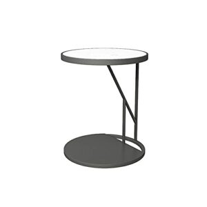 NXYJD Nordic Side Table Simple Modern Coffee Table Living Room Sofa Side Cabinet Balcony Small Round Table Mini Corner Table Bedside Table Color