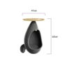 DINGZZ Coffee Tables for Living Room Furniture Household Sofa Side Tables Pet Nest