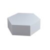 Jcnfaside table Combination SetsMultifunctional Geometric Side TableHexagonal Side TableSuitable For Living Room Coffee Side TableTallshortColorA