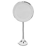 Magnifying Mirror, Flexible Gooseneck LED Lighted Mirrow, 10x Magnification Led Fill Light Suction Cup Adjustable Gooseneck Makeup Mirror, with S