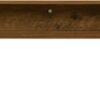 Seconique 1 Drawer Coffee Table Engineered Wood Medium Oak EffectBlack W 110cm x D 55cm x H 41.5cm