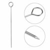 URATOT 24 Pieces Kebab Skewers Reusable Stainless Steel Grilling BBQ Stick Skewers, 3 Sizes (15cm/20cm/25cm) (24)