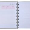 Elegant plannerdiary Weekly and daily planner To Do list notebook with Hard Cover and Elastic Closure Size 165  225 cm Colorful1