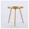 HDDFG Small Coffee Table Modern Minimalist Sofa Living Room Side Balcony Coffee Table Bedside Triangle Small Round Table Table Coffee Color  Blac