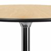 Stable High Marble Table Modern Round Bistro Cocktail Table with Solid Metal Frame Suitable for Living Room Canteen Coffee Shop Easy to Assemble