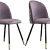 Office Business Hotel Lobby Dining Table Set Kitchen Dining Chair Set Chairs for Dining Room Dining Chairs Set of 2 Soft Upholstered Seat Living