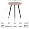 Secenart  OCTANGAL FOUR FOLDING TABLE STYLISH DESIGN COFFEE TABLEDURABLE MATERIALS 4 PIECES