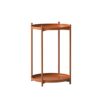NXYJD Sofa Side Table Living Room Iron Corner Table Bedside Small Round Table Color  Blue