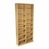 Atlantic Oskar Adjustable Media Cabinet - Holds 464 CDs, 228 DVDs or 276 Blu-rays, 12 Adjustable and 4 fixed shelves PN in Espresso