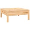 HINSD 4 Piece Garden Lounge Set Solid PinewoodMaterial Solid pinewoodCornerMiddle sofa dimensions 63.5 x 63.5 x 62.5 cm L x W x H