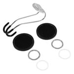 Jcevium 1Pcs Rhinestone Car 2Pcs Bling Cup Coasters 2Pcs Bling Engine Button Rings Bling Car Accessories for Women Men