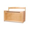 Melissa & Doug Furniture Wooden Toy Chest - Honey