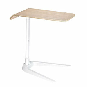 Modernsolid Height Adjustable Sofa Side End Table Folding Laptop Desk Computer Table CShaped Overbed Table Snack Table for Couch Coffee Living Ro
