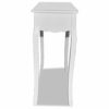 vidaXL Dressing Console Table White Hall Side Makeup Vanity Desk Home Bedroom