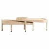 JIAQUANSHOP Coffee Table Home Solid Wood Coffee Table Sofa Table Accent Table Sets Simple and Multifunctional Tray Table End Table for Living Roo