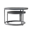 WALNUT 2 in 1 Nordic Living Room Round Coffee Tables Apartment Bedroom Bedside Table Furniture Restaurant Endtable Color  Picture color Size  One