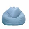 ZXTDD Classic Sofa Cover Bean Bag Chair Unfilled Sofa Cover Soft Lazy Puff Sofa Lazy Bean Bag Home OrnamentsLight Blue70Cmx80Cm