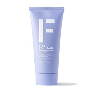 FIZZ FOUNTAIN by ZitSticka  AHABHA Body Scrub Exfoliant for AcneProne Skin Clear Pores
