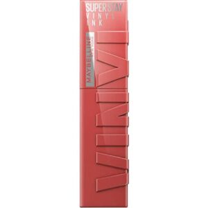 Maybelline New York Lip Colour Smudgefree Long Lasting up to 16h Liquid Lipstick Shine Finish SuperStay Vinyl Ink 15 Peachy