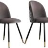 Office Business Hotel Lobby Dining Table Set Kitchen Dining Chair Set Chairs for Dining Room Dining Chairs Set of 2 Soft Upholstered Seat Living