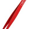REMOS Splinter Tweezers with Extra fine tip Stainless Steel 9.5 cm  Fuchsia