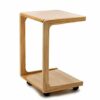 XGHW Nesting Tables Removable Pulley Simple Coffee Table Sofa Side Table Solid Wood Bedroom Computer Desk Bedside Table For Living Room Study Lei