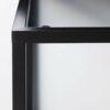 Discount Seller Nest of tables set of 2 blackbrown glass 90x50 cm durable and easy to care for. Coffee tables. Coffee  side tables. Tables  desks